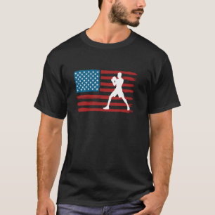 Camiseta Boxing USA Flag Patriotic American Sports Gifs Wo