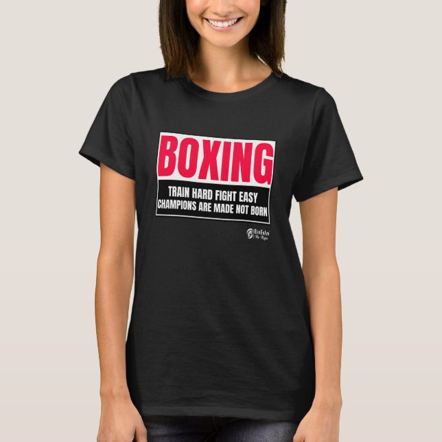 Camiseta Boxing Women Black (Frente)