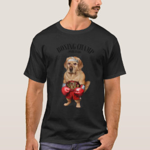 Camiseta Boxion Champion Ouro Retriever Dog Fighter 1
