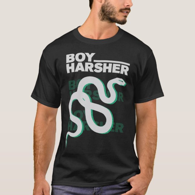 Camiseta BOY HARSHER - Camisa-T essencial (Frente)