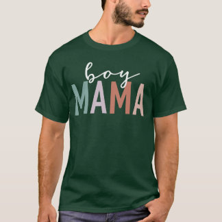Camiseta Boy Mama Gifts for Mother Mom of Boys Leopard Prin