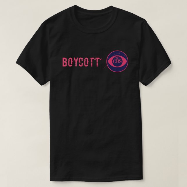 Camiseta Boycott CBS (Frente do Design)