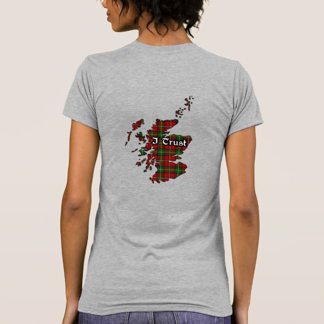 Camiseta Boyd Clan Crachá e Tartan Women (Verso)