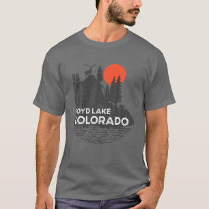Camiseta Boyd Lake Colorado Hiking Camping Nature Deer Desi