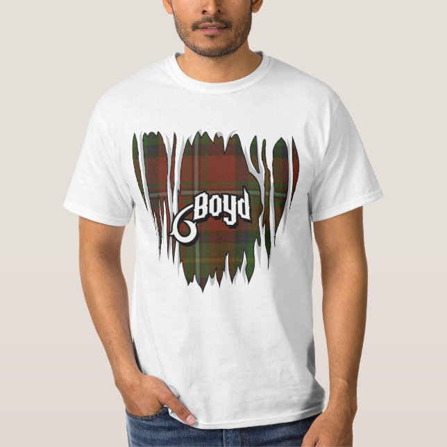 Camiseta Boyd Tartan (Frente)
