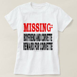 Camiseta Boyfrien de falta e Corveta: Recompensa para