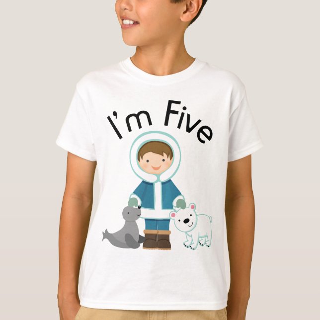 Camiseta Boys 5 Birthday (Frente)