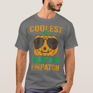 Camiseta Boys Girls Coolest Pumpkin In The Patch Tee Hallow