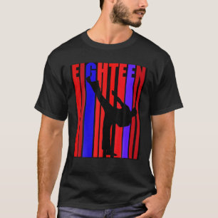 Camiseta Boys Karate Aniversário 18ª Celebração Judo Taekwo