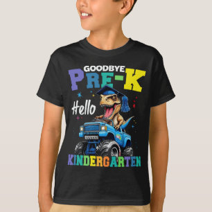 Camiseta Boys para graduação de Truque T rex pré-k Monster