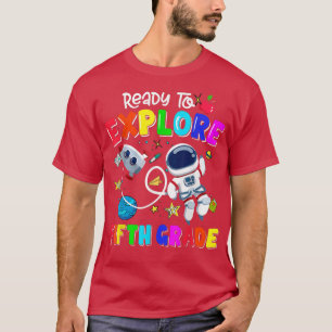 Camiseta Boys Ready to explore Fifth Grade Back to School A