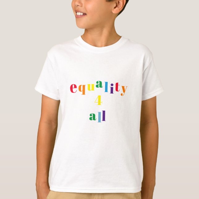 Camiseta Boys T-Shirts - Igualdade 4 Todos (Frente)
