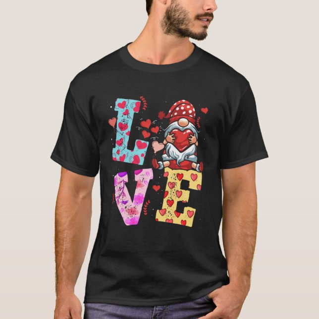 Camiseta Boys Valentines Day Kids Gnomes I Steal Hearts Out (Frente)