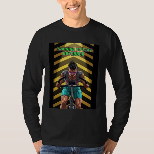 Camiseta BoySober Retro Fitness Design Boy Sober Aerobic Sp (Frente)