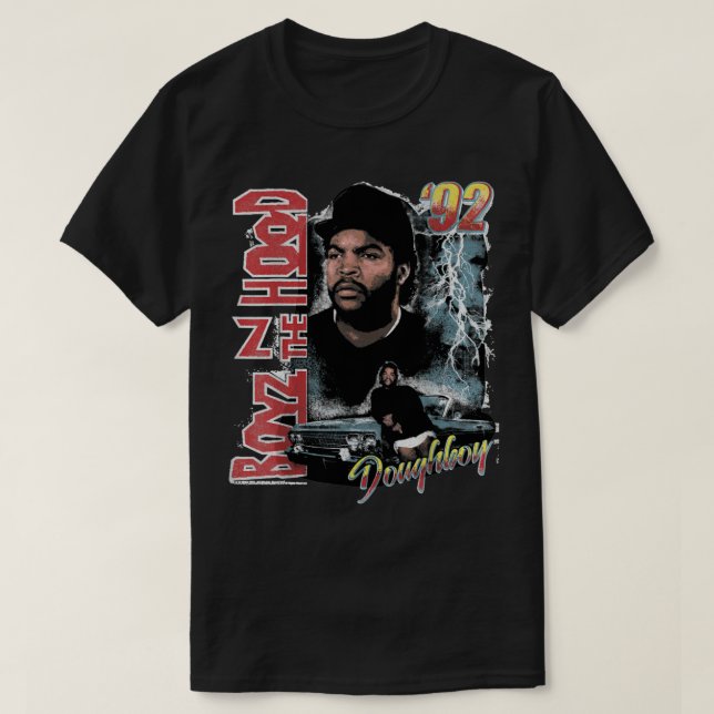 Camiseta Boyz no capuz poster essencialmente T-Shirt (Frente do Design)