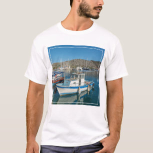 Camiseta Bozburun Harbor perto de Marmaris, Turquia