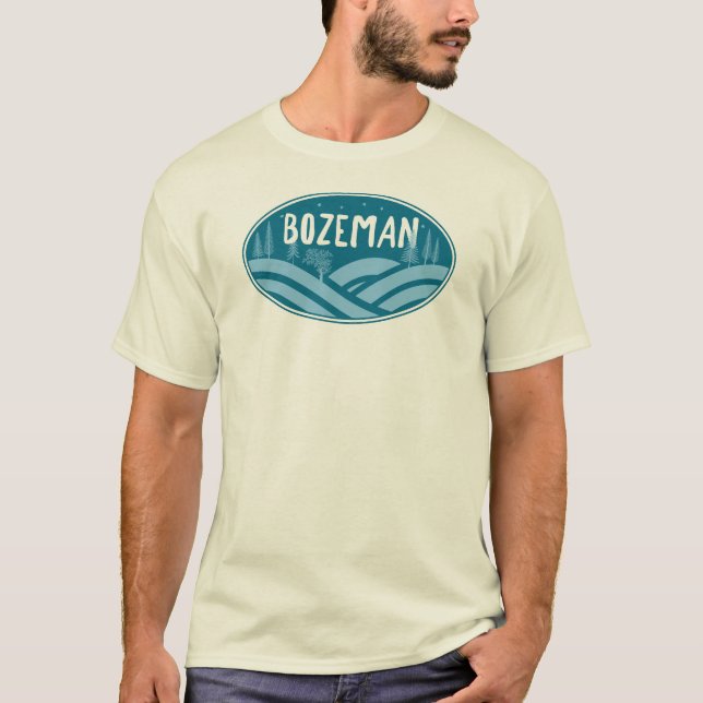 Camiseta Bozeman Montana ao ar livre (Frente)