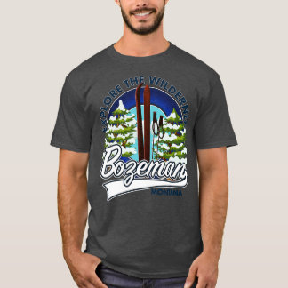 Camiseta Bozeman Montana ski 1