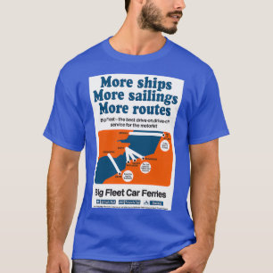 Camiseta BR SNCF Car Ferries 1960