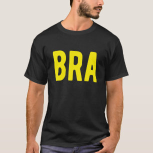 Camiseta BRA Brasil 2 Parte Bandeira Brasileira Parte 1 Bra