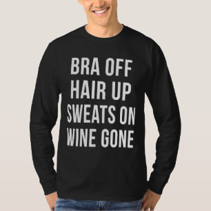 Camiseta Bra De Cabelo Suores No Vinho Ficou Negro Irmã Wi