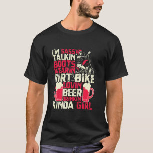 Camiseta Braap Como Uma Rapariga Uma Bicicleta E Cerveja Sa