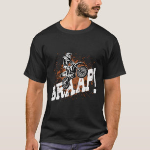 Camiseta Braap Hoodie Men Mulheres Jovens Homens Motocross