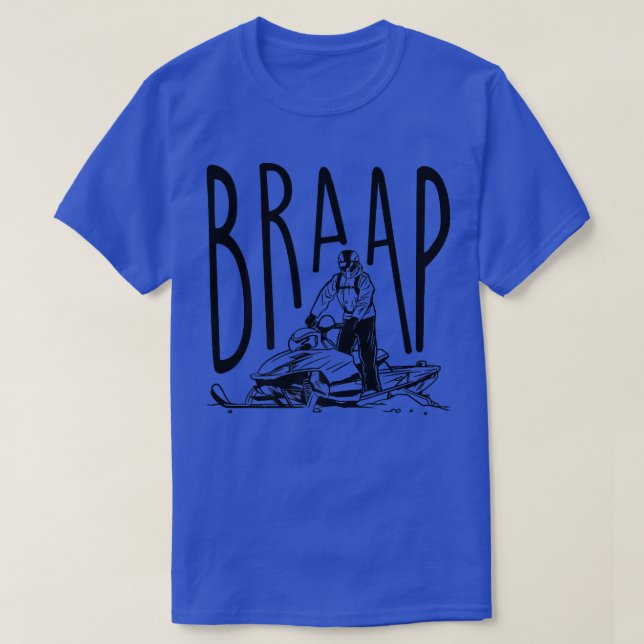 Camiseta Braap Snowmobile Skimobile (Frente do Design)