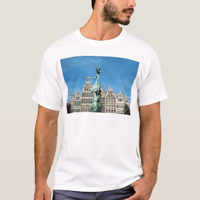 Camiseta Brabo Fountain Grote Markt Antwerp Bélgica (Frente)