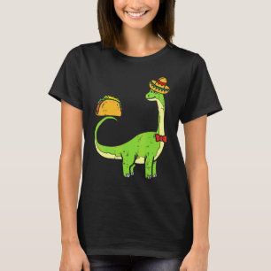 Camiseta Brachiosaurus Brontosaurus Taco Cinco De Mayo Mexi