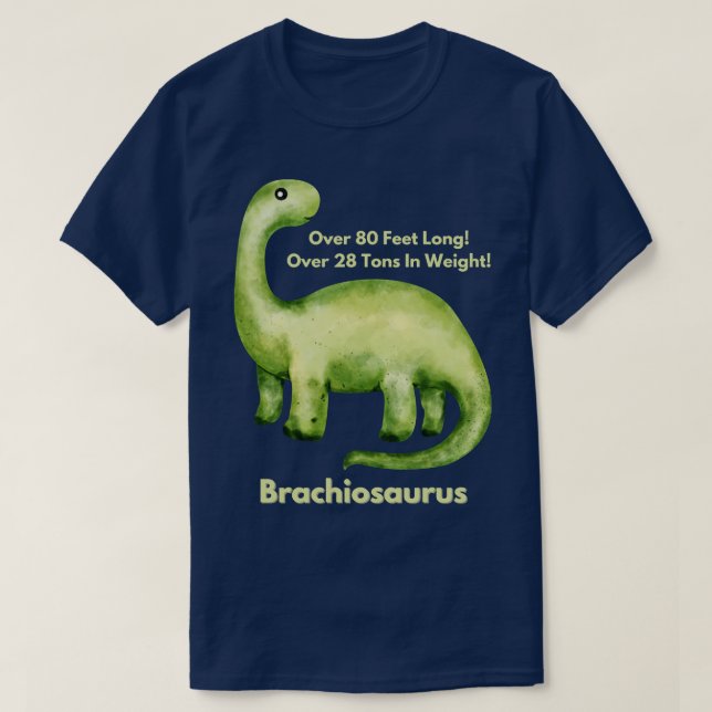 Camiseta Brachiosaurus Design (Frente do Design)