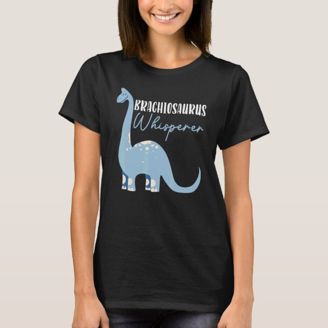Camiseta Brachiousaurus Whisperer Dinosaur Future Paleontol (Frente)