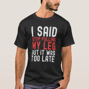 Camiseta Braço de Perna de Deficiência Humana na Cirurgia d