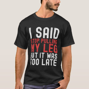 Camiseta Braço de Perna de Deficiência Humana na Cirurgia d