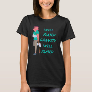 Camiseta Braço E Perna legal Quebrados Para Crianças Gravid