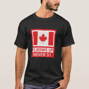Camiseta Braço pra Cima Canadá Forte e Livre Orgulhosamente