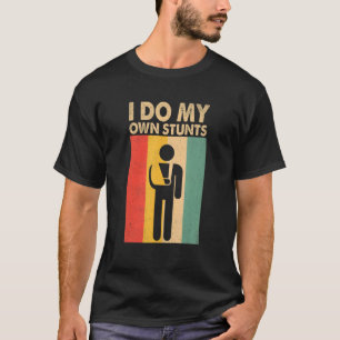 Camiseta Braço Quebrado Para Homens Crianças Quebradas Braç