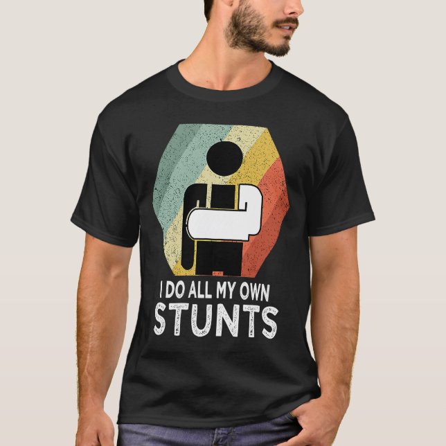 Camiseta Braço quebrado para rapazes e raparigas Pulso de M (Frente)