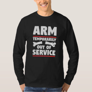 Camiseta Braço Temporariamente Fora de Serviço Lesão no Bra