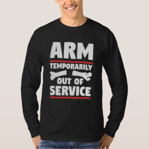 Camiseta Braço Temporariamente Fora de Serviço Lesão no Bra