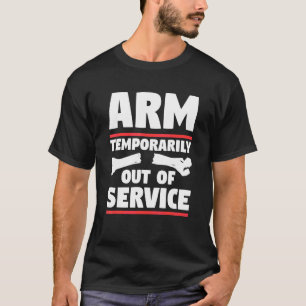 Camiseta Braço Temporariamente Fora de Serviço Lesão no Bra