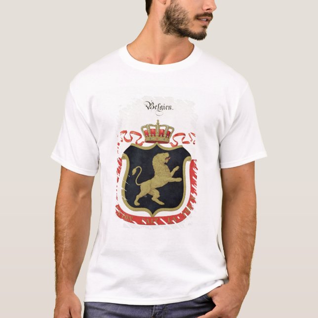 Camiseta Braços da família real belga, de um collectio (Frente)