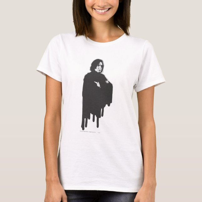 Camiseta Braços de Snape Severos Cruzados B-W (Frente)