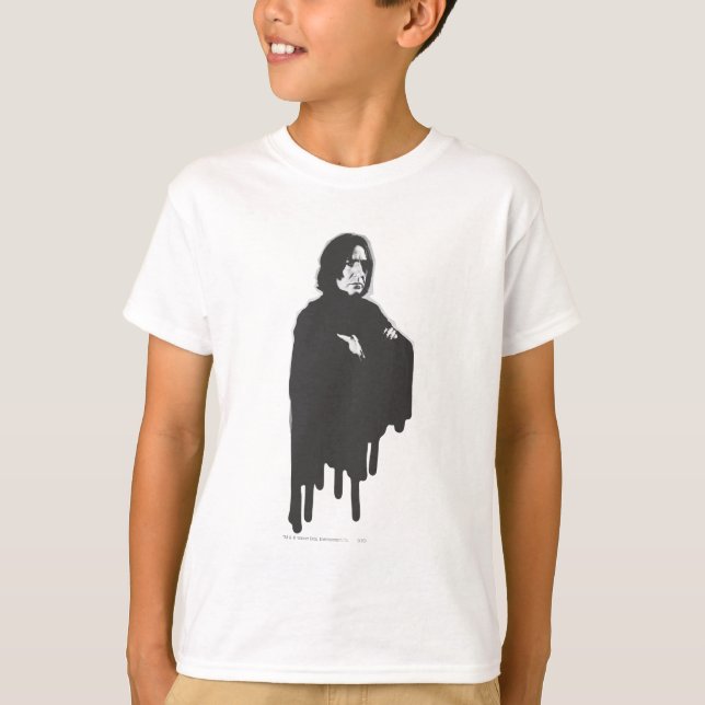 Camiseta Braços de Snape Severos Cruzados B-W (Frente)