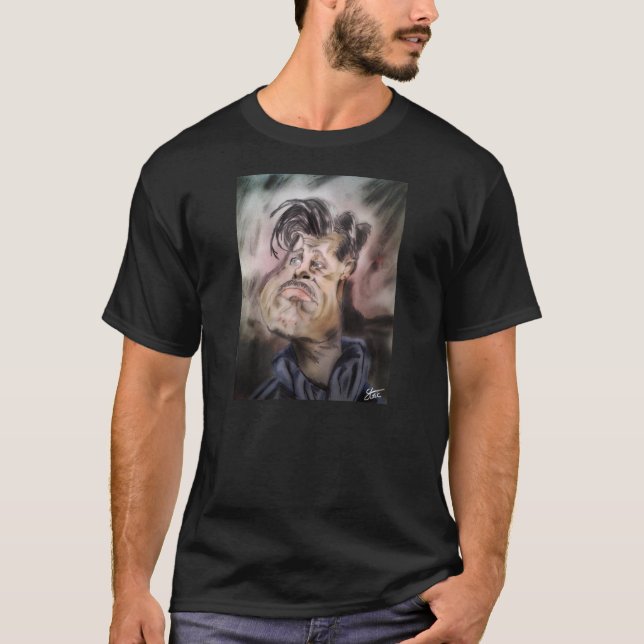 Camiseta Brad Pitt - fúria (Frente)