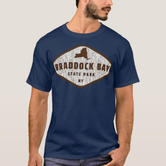 Camiseta Braddock Bay State Park New York Tree Log Textura