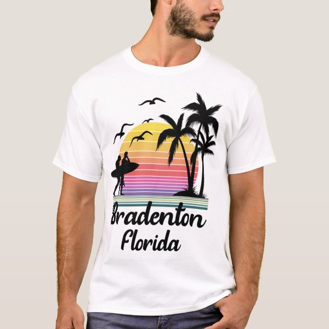 Camiseta Bradenton Florida Retro (Frente)