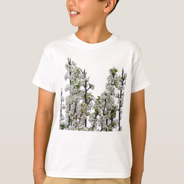 Camiseta Bradford Pear Blossoms (Frente)