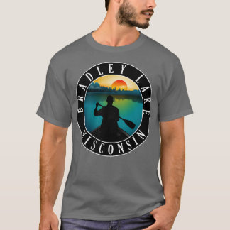Camiseta Bradley Lake Wisconsin Canoeing