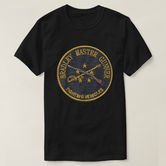 Camiseta Bradley Master Gunner - Fort Benning Formandos da  (Frente do Design)